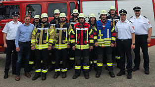 Auch die 72. L&ouml;schgruppe legte die Pr&uuml;gung erfolgreich ab.