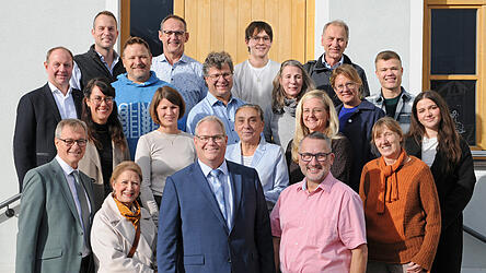 Die Kandidaten von SPD/FBG für den Gemeinderat und für das Amt des Bürgermeisters.