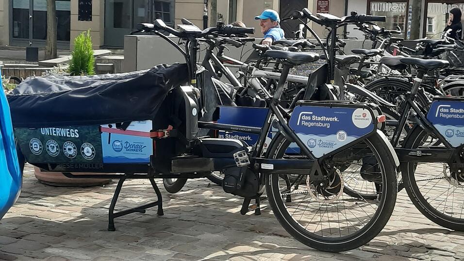 1.400 &bdquo;Donau-Donkeys&ldquo; sind in Regensburg in Betrieb.