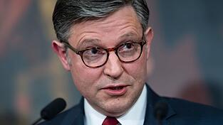 Der Sprecher des US-Repr&auml;sentantenhauses, Mike Johnson, ist nicht vom Haushaltsentwurf &uuml;berzeugt. (Archivfoto)