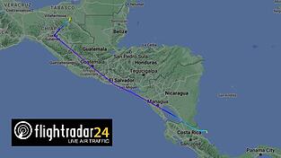 Ein Flugzeug mit fünf deutschen Passagieren ist verschwunden - es war auf dem Weg von Mexiko nach Puerto Limón an der Karibikküste von Costa Rica.