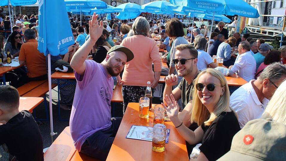 Das Bismarckplatzfest in Landshut war auch am Samstag gut besucht.