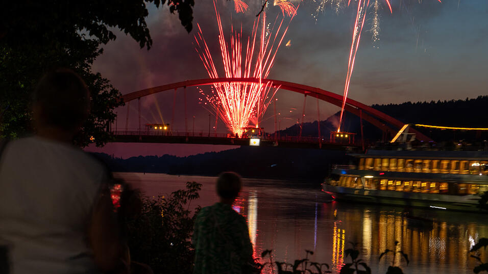 'Donau in Flammen' fand heuer zum 20. Mal in Vilshofen statt.