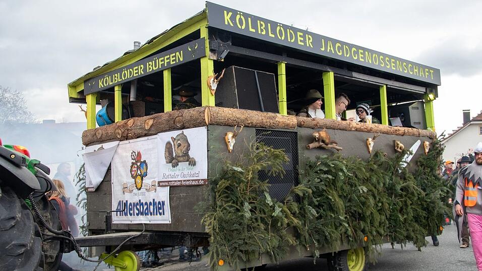 Ausgelassene Stimmung herrschte beim Faschingsumzug in Hofkirchen.
