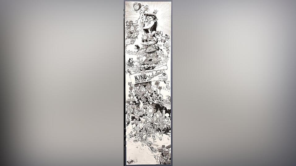 Mit dieser Karikatur holt sich Daniel Stieglitz den Sieg.