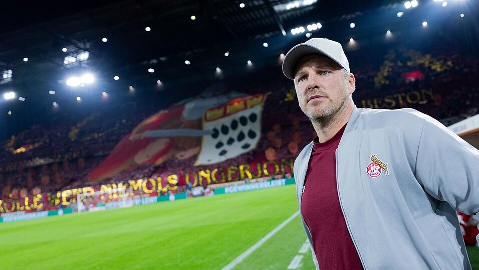 Leidtragender einer Fehlentscheidung: Kölns Trainer Lukas Kwasniok. Leidtragender einer Fehlentscheidung: Kölns Trainer Lukas Kwasniok.