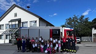 Ferienprogramm bei der Feuerwehr Viecht.