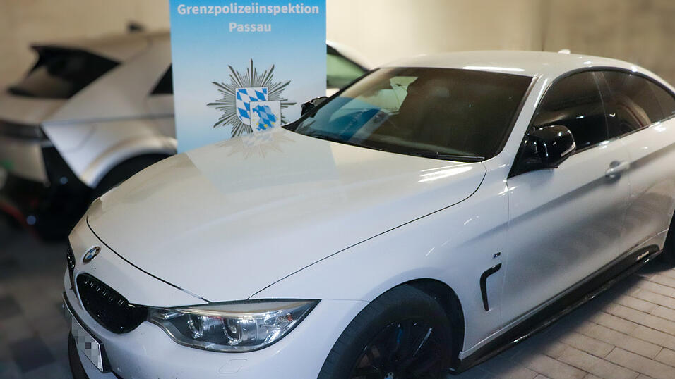 Laut Polizei sei dieser BMW bereits im Jahr 2023 als gestohlen gemeldet worden. Laut Polizei sei dieser BMW bereits im Jahr 2023 als gestohlen gemeldet worden.