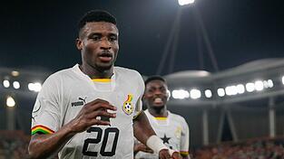 Tottenham-Star Mohammed Kudus hat mit Ghana den Sprung zur WM geschafft. (Archivbild)