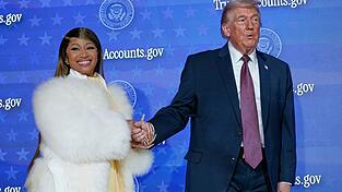 Rapperin Nicki Minaj sagte, sie sei der &laquo;wahrscheinlich&raquo; gr&ouml;&szlig;te Fan des US-Pr&auml;sidenten.