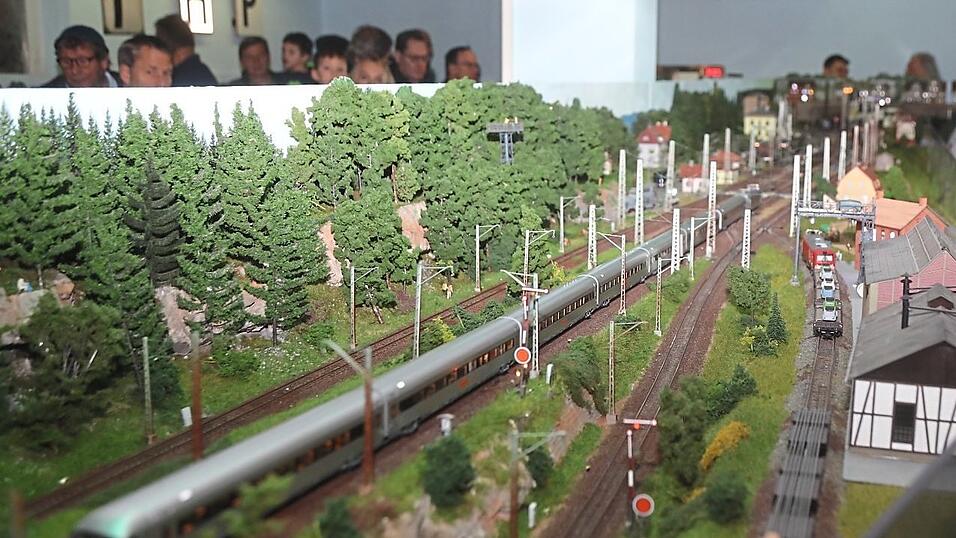 Hier fuhren die Z&uuml;ge nat&uuml;rlich nach Fahrplan.