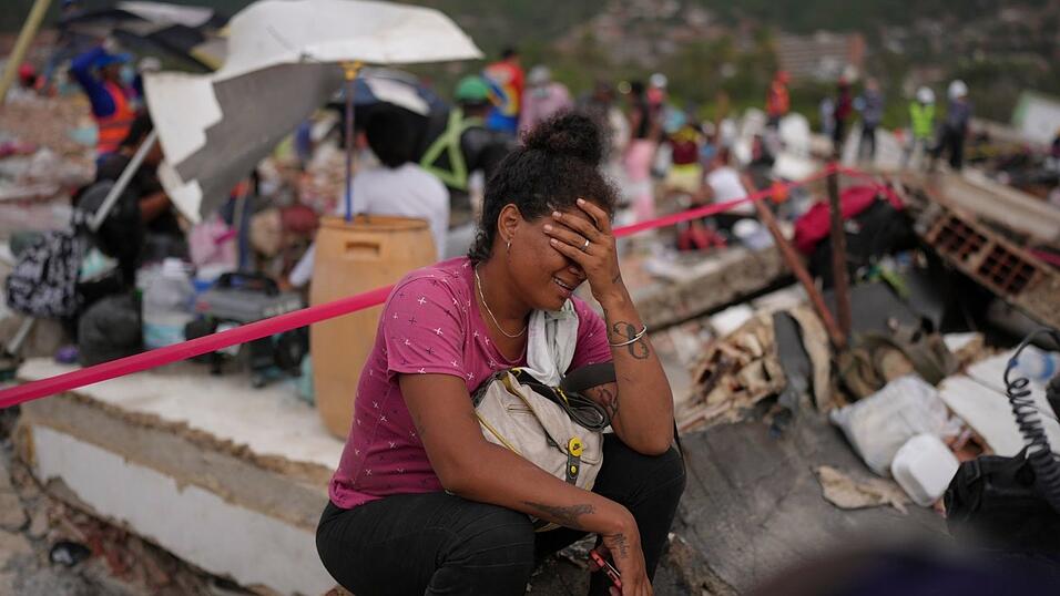 Die Zahl der Toten nach den Erdbeben in Venzuela steigt. Die Zahl der Toten nach den Erdbeben in Venzuela steigt.