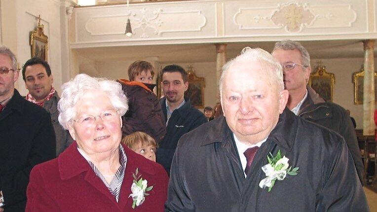 Im Januar 2008 durften Sepp und Maria Furtner noch Diamantene Hochzeit feiern. Im Januar 2008 durften Sepp und Maria Furtner noch Diamantene Hochzeit feiern.