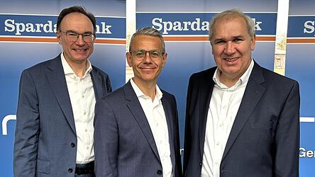 Das Vorstandsgremium der Sparda-Bank Ostbayern eG: Werner Dollinger, Michael Gruber und Dietmar Breu (von links).