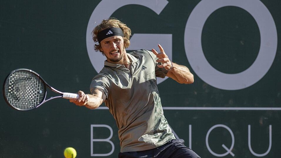 Alexander Zverev in Aktion.