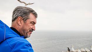 Bayerns Ministerpräsident Markus Söder (CSU) will auf jeden Fall Helgoland erneut besuchen.