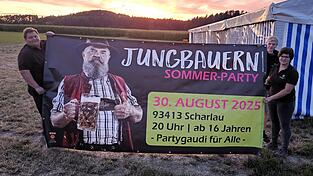 Bereits voll im Gange sind die Vorbereitungen für die Sommer-Party der Chamer Jungbauern am kommenden Samstagabend, 30. August, zwischen Scharlau und Radling.