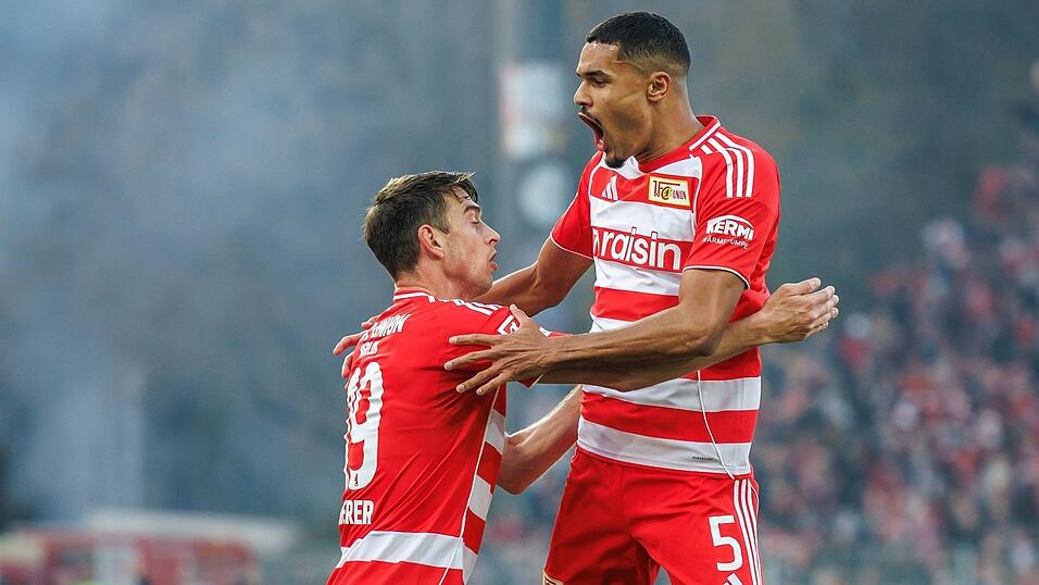 Danilho Doekhi traf doppelt für Union (r.). Danilho Doekhi traf doppelt für Union (r.).