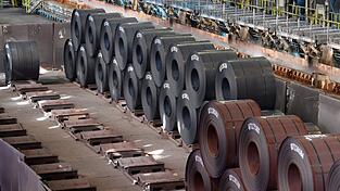 Die deutsche Industrie klagt sehr viel seltener &uuml;ber Materialmangel. (Archivbild)