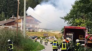 Die Ursache f&uuml;r den Brand in Bernried (Kreis Deggendorf) ist noch unklar.