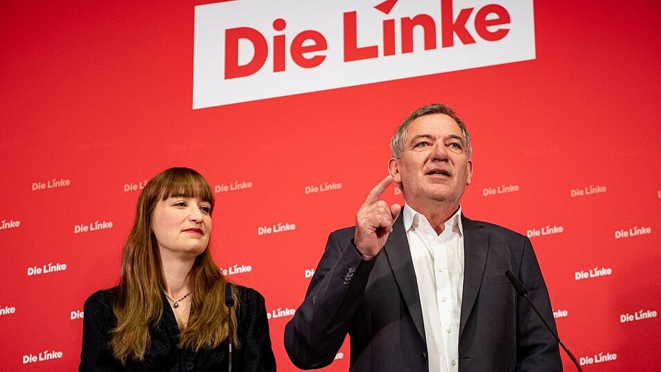 Das Linken-Spitzenduo Heidi Reichinnek und Jan van Aken nimmt Anlauf auf den erneuten Einzug in den Bundestag (Archivbild). Das Linken-Spitzenduo Heidi Reichinnek und Jan van Aken nimmt Anlauf auf den erneuten Einzug in den Bundestag (Archivbild).