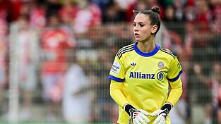 Verlängerte ihren Vertrag beim FC Bayern: Torhüterin Ena Mahmutovic. (Archivbild) Verlängerte ihren Vertrag beim FC Bayern: Torhüterin Ena Mahmutovic. (Archivbild)