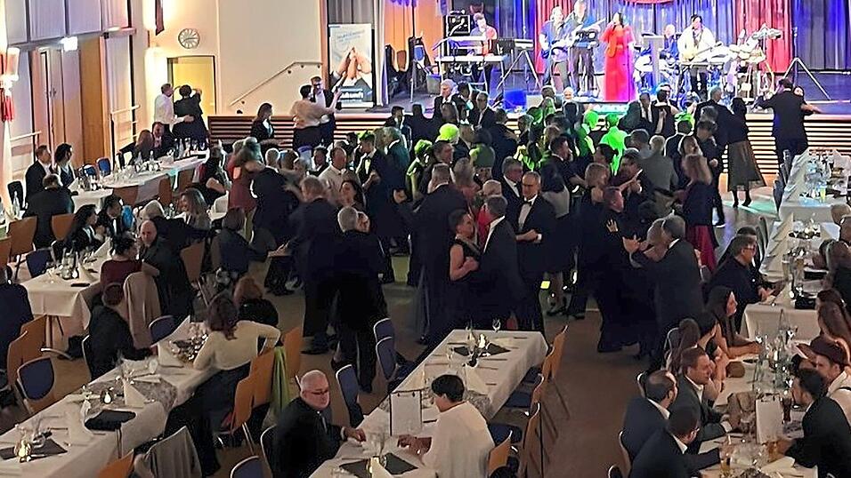 Es wurde viel getanzt im B&uuml;rgersaal.