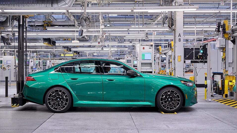 So sieht das neue Modell BMW M5 aus. 