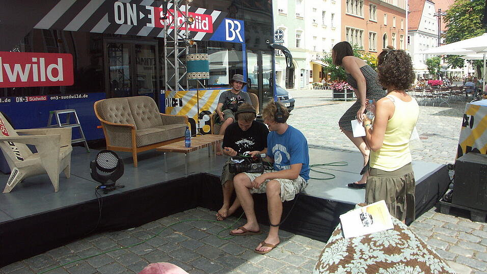 Blick hinter die Kulissen bei on3-südwild. (Foto: Meike Weinzierl) Blick hinter die Kulissen bei on3-südwild. (Foto: Meike Weinzierl)