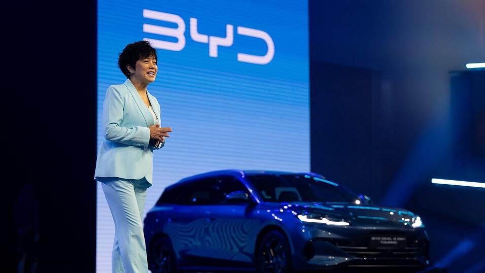 Auf der IAA sind so viele chinesische Firmen vertreten wie noch nie - zum Beispiel der Autobauer BYD. (Archivbild)