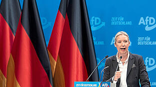 AfD-Co-Chefin Alice Weidel ist Kanzlerkandidatin ihrer Partei. In ihrer Rede spricht sie sich klar f&uuml;r Remigrationspl&auml;ne aus.