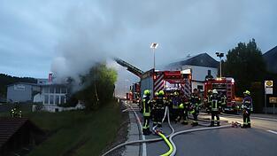 Dutzende Feuerwehrkr&auml;fte waren zur Brandbek&auml;mpfung im Einsatz.