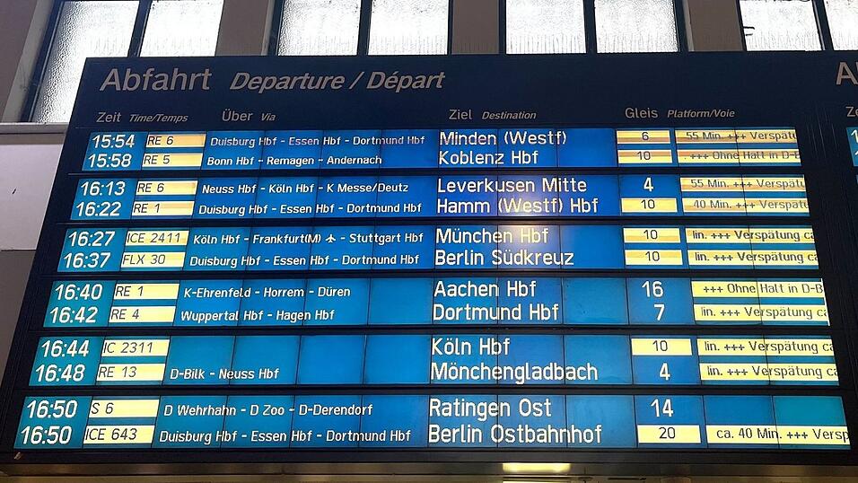 Zu oft zu spät: Die Züge der Deutschen Bahn. (Archivbild)