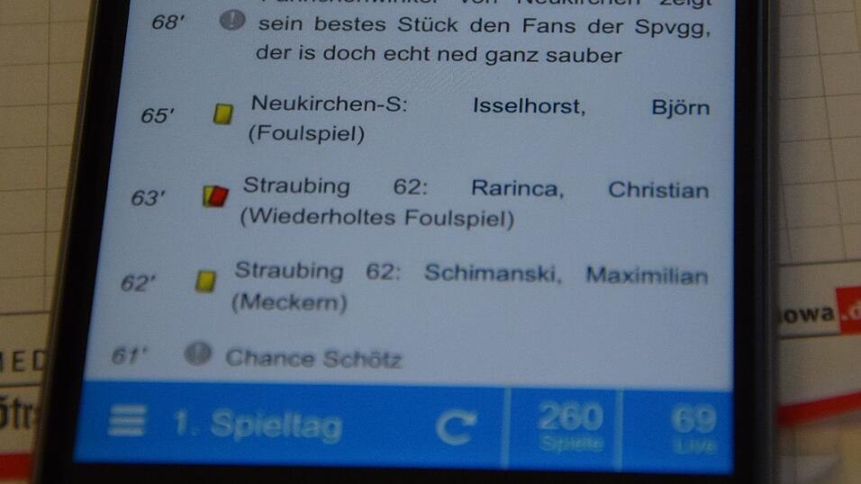 Im Live-Ticker des Fußballportals fupa.net hat ein Straubinger über den Vorfall berichtet und gleich einen Kommentar mitgeliefert. Im Live-Ticker des Fußballportals fupa.net hat ein Straubinger über den Vorfall berichtet und gleich einen Kommentar mitgeliefert.
