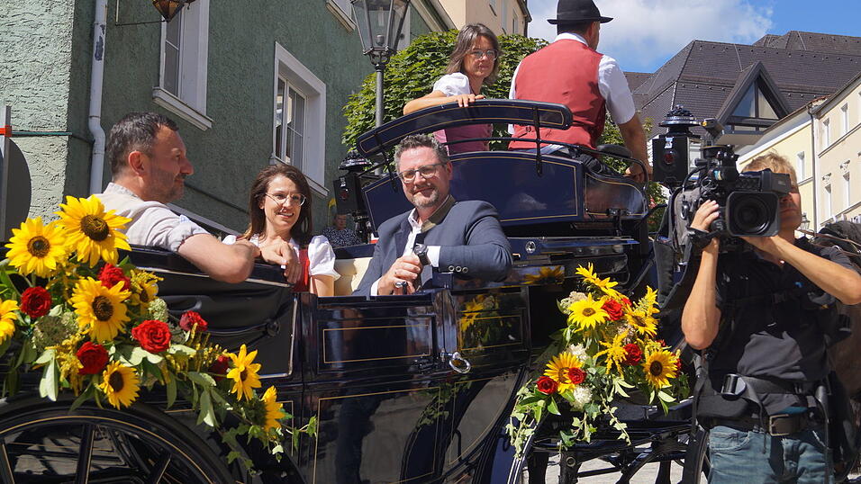 Das war der 35. Bad K&ouml;tztinger Rosstag: Bilder vom Festumzug.