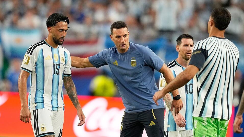 Argentiniens Trainer Lionel Scaloni. Argentiniens Trainer Lionel Scaloni.