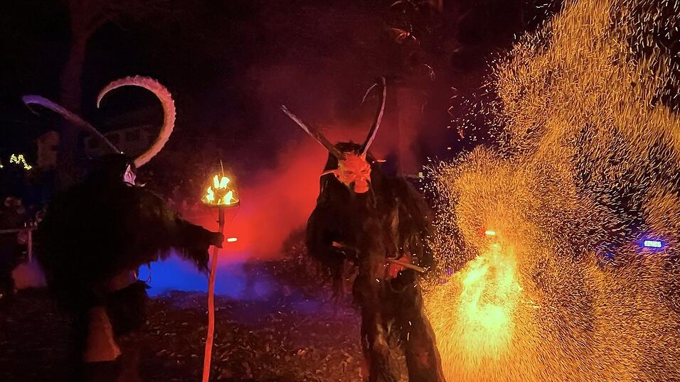 Funkenregen bei den 'Vorwoid-Deifen'