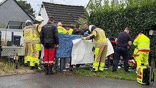 Die Mordkommission ermittelt nach Fund eines Schwerverletzten. Die Mordkommission ermittelt nach Fund eines Schwerverletzten.