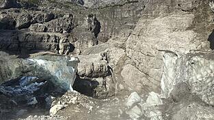 Die sogenannte Eiskapelle am Watzmann ist eingestürzt.
