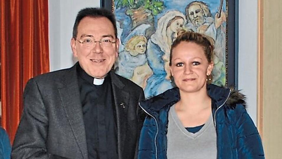 Bereits in der Vergangenheit - wie auf diesem Bild vom Februar 2018 - haben Dekan Stefan Anzinger und Benedicta Ebner das Gespr&auml;ch gesucht, um Probleme auszur&auml;umen. Das hat nun nicht mehr gereicht.