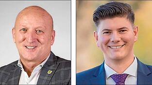 Franz Aster (GEB) und Julius Bayer (CSU) bewerben sich als B&uuml;rgermeister.