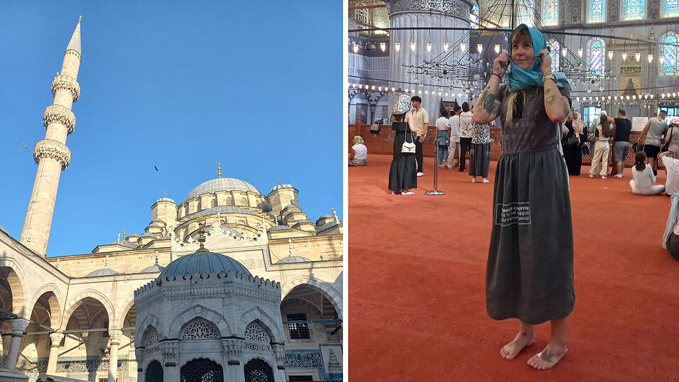 Kati ist zurück in Europa: In Istanbul war sie schon im Sommer, nun liegt sie krank im Bett, hofft aber, zu den Feiertagen wieder fit zu sein.