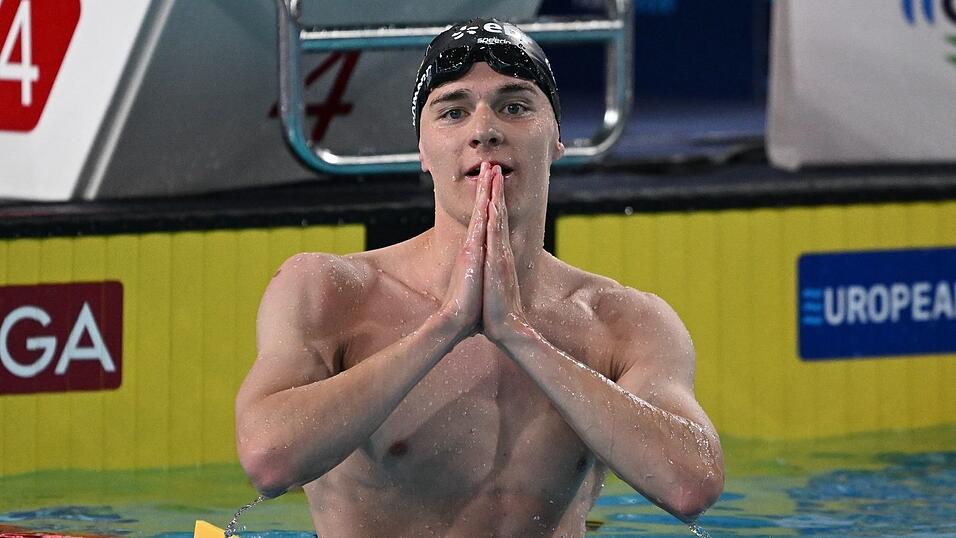 Johannes Liebmann schwimmt auch am letzten EM-Tag. Johannes Liebmann schwimmt auch am letzten EM-Tag.
