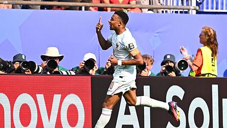 Kylian Mbapp&eacute; erzielte sein insgesamt 20. WM-Tor.