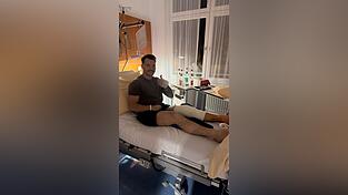 Blake Luscombe bleibt nach seiner OP optimistisch. Blake Luscombe bleibt nach seiner OP optimistisch.