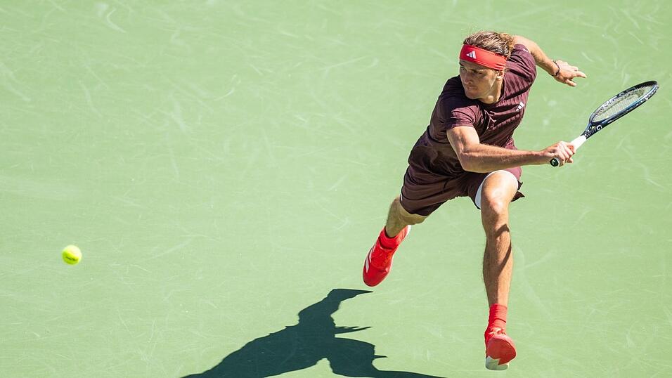 Alexander Zverev kam gegen Griekspoor nie richtig zu seinem Spiel und war oft in der Defensive.