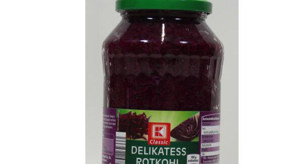 Ein bestimmtes Rotkohlprodukt wird zurückgerufen. Ein bestimmtes Rotkohlprodukt wird zurückgerufen.