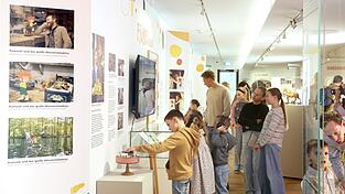 Anschauen, ausprobieren, mitmachen: Zu sehen gibt es im Landshut-Museum Original-Requisiten, viele Hintergrundinformationen zu den Pumuckl-Schöpfern und - im Kasimir-Museum - interaktive Installationen und nachgestellte Szenen aus der Serie aus den 1980er-Jahren.