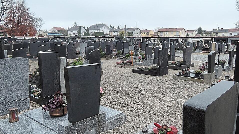 Der Friedhof in Osterhofen.