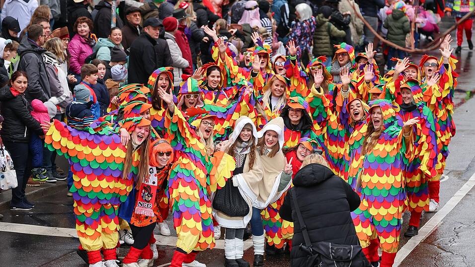 Feierw&uuml;tige Narren auf den Stra&szlig;en, fantasievoll verkleidet und lauthals singend: Franken freut sich auf seine Faschingsz&uuml;ge. (Archivbild)